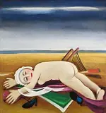 Jack Donovan, Cailin Bawn, oil on board