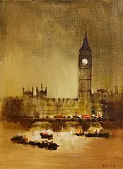Big Ben by Anthony Robert Klitz, oil on canvas, sold Sep 2025
