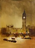 Anthony Robert Klitz, Big Ben, oil on canvas