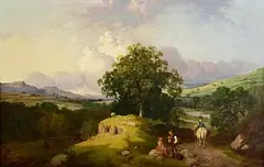 William Gillard, Break time, oil on canvas