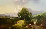 William Gillard, Break time, oil on canvas