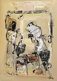 John Kingerlee, What Next?, 1995, oil on canvas