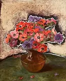 Gerald Festus Kelly, Still Life with Anemones, c.1930, oil on canvas