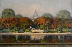 John Crealock, Luxembourg Gardens, Paris, c.1903, oil on canvas