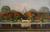 John Crealock, Luxembourg Gardens, Paris, c.1903, oil on canvas