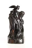 Tony Woulfe, Death of Cú Chulainn, 2007, wood carving