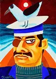 Graham Knuttel, Night Watch, oil on canvas