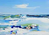 Majella O'Neill Collins, Towards the Islands, 2025, oil on canvas