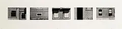 Sean Scully, Lisbon Facades, 1998, silver gelatin print - number 7 from an edition of 10 artist proofs