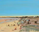 John Morris, Skerries, oil on board
