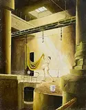 Simon O'Donnell, Laundry, 2002, oil on board