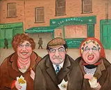 John Schwatschke, The Liberty Diet, oil on canvas