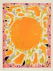 Alfred Manessier, Sans Titre, lithograph - number 19 from an edition of 68