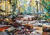 Henry Morgan, Autumn, The Clare Glens, 2025, oil on canvas