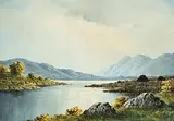 Douglas Alexander, Evening, Connemara, watercolour on paper