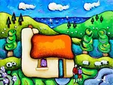 Annie Robinson, The Peaceful Life, acrylic on canvas