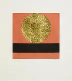 Patrick Scott, From Meditations, 2008, carborundum and gold leaf - number 44 from an edition of 100