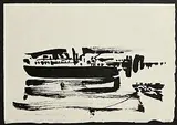 Louis le Brocquy, Dubliners - Kingstown, 1986, lithograph - number 4 from an edition of 35