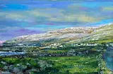 Henry Morgan, Evening, Burren, Fanore, 2025, oil on canvas