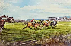 Roy Lyndsay, Leopardstown, 1985, oil on canvas