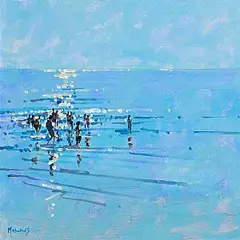 Summer Light by John Morris, oil on board, sold Jul 2025
