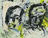 John Kingerlee, Heads in Landscape, 2024, mixed media and collage on card