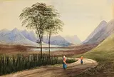 Andrew Nicholl, Lakes of Killarney, watercolour