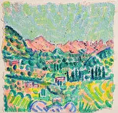 Michael Cullen, Las Sierras, Pollenca, Mallorca, 2003, watercolour on paper