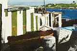 Stephen Cullen, Bullock Harbour, oil on canvas