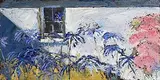 Christine Thery, Agapanthus and Hydrangeas, oil on canvas