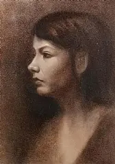 Female Study by Francis O'Toole, oil on canvas, sold Jul 2025