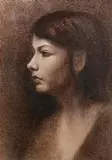 Francis O'Toole, Female Study, oil on canvas