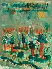 Noel Murphy, Parkland, 2008, oil on board
