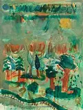 Noel Murphy, Parkland, 2008, oil on board