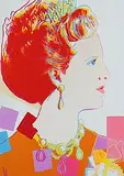 Andy Warhol American, Reina Margrethe, vintage print - from a limited edition of 1000