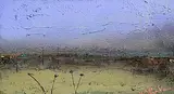 Colin Flack, Spring Evening, oil on board