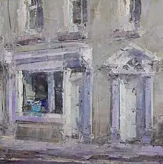 Aidan Bradley, East Terrace, 2007, acrylic on board