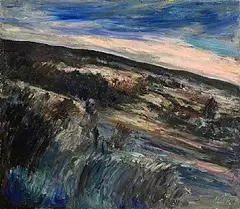 Peter Collis, Wicklow Landscape, oil on canvas