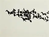 The Táin - Chariots by Louis le Brocquy, 1969, lithograph - number 61 from an edition of 70, sold Jun 2025