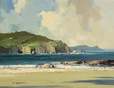 George K. Gillespie, Horn Head from Killahoey Strait, oil on board