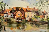 Kenneth Webb, Chapman Mill, Tutbury, oil on canvas