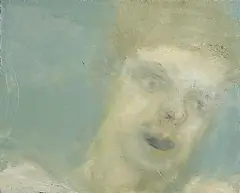 Fiume (Head) by Hughie O'Donoghue, 2004, oil on canvas, sold Jun 2025