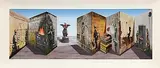Patrick Hughes, Banksee, 2019, hand-painted 3D multiple with archival inkjet - published by Reverspective Limited, London - artist's proof aside from a numbered edition of 75 - in a Perspex presentation box