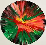 Damien Hirst British, Circle Spin, acrylic and die-cut on wove paper - published by Pinchuk Art Centre, Ukraine