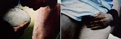 Dorothy Cross, Rugby Diptych (1995/6), cibachrome