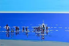 John Morris, Into The Light, oil on board
