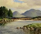 Lough Shandallagh, Co. Galway by Maurice Canning Wilks, oil on canvas, offered Jun 2025