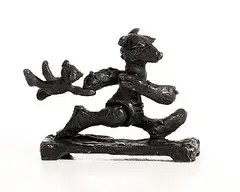 Patrick O'Reilly, Bear with Teddy, 2017, bronze - number 5 from an edition of 10