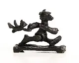 Patrick O'Reilly, Bear with Teddy, 2017, bronze - number 5 from an edition of 10