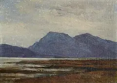 John Crampton Walker, Achill Island, oil on board